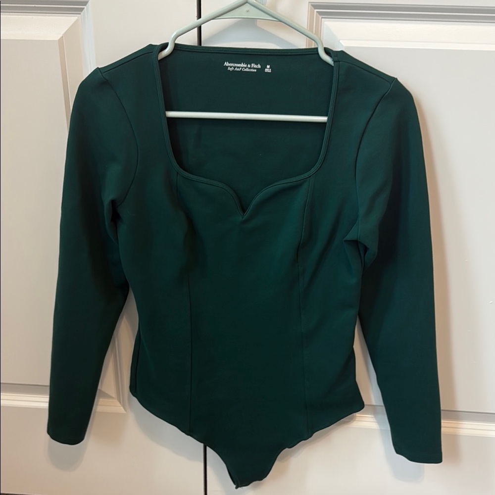 Abercrombie & Fitch Dark Green Bodysuit